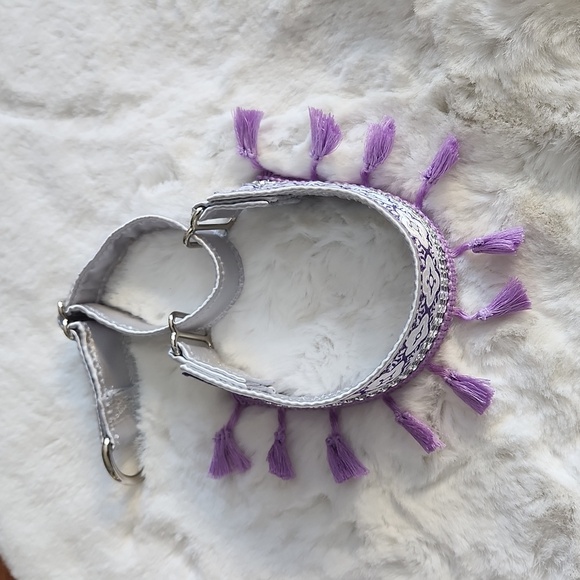New Martinigale Collar with rhinestone and tassles!! - Picture 1 of 8